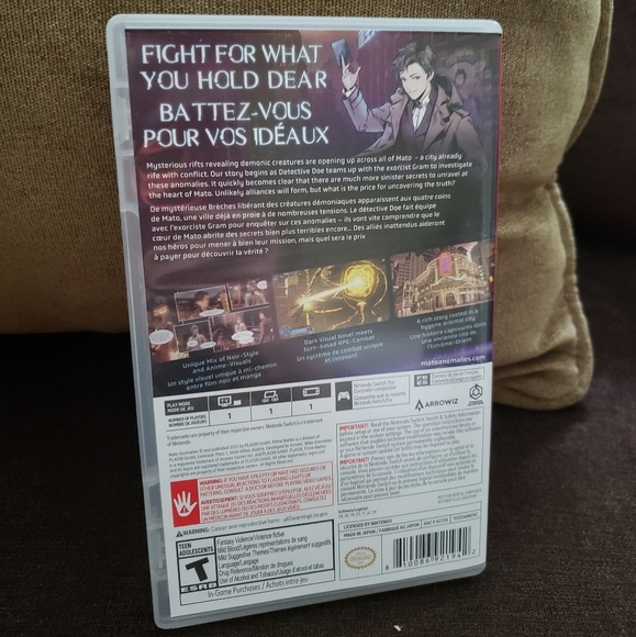 Mato Anomalies Switch Video Game - Picture 2 of 3
